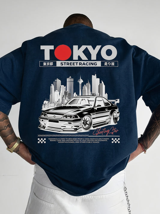 Camiseta Tokio Street Racing hombre 
Importante: esta camiseta va holgada
