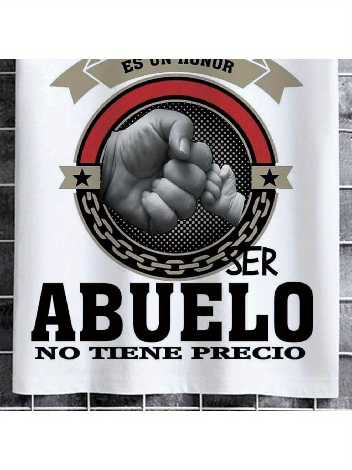 Camiseta Casual para Hombre - "Ser Papá es un Honor, Ser Abuelo No Tiene Precio"