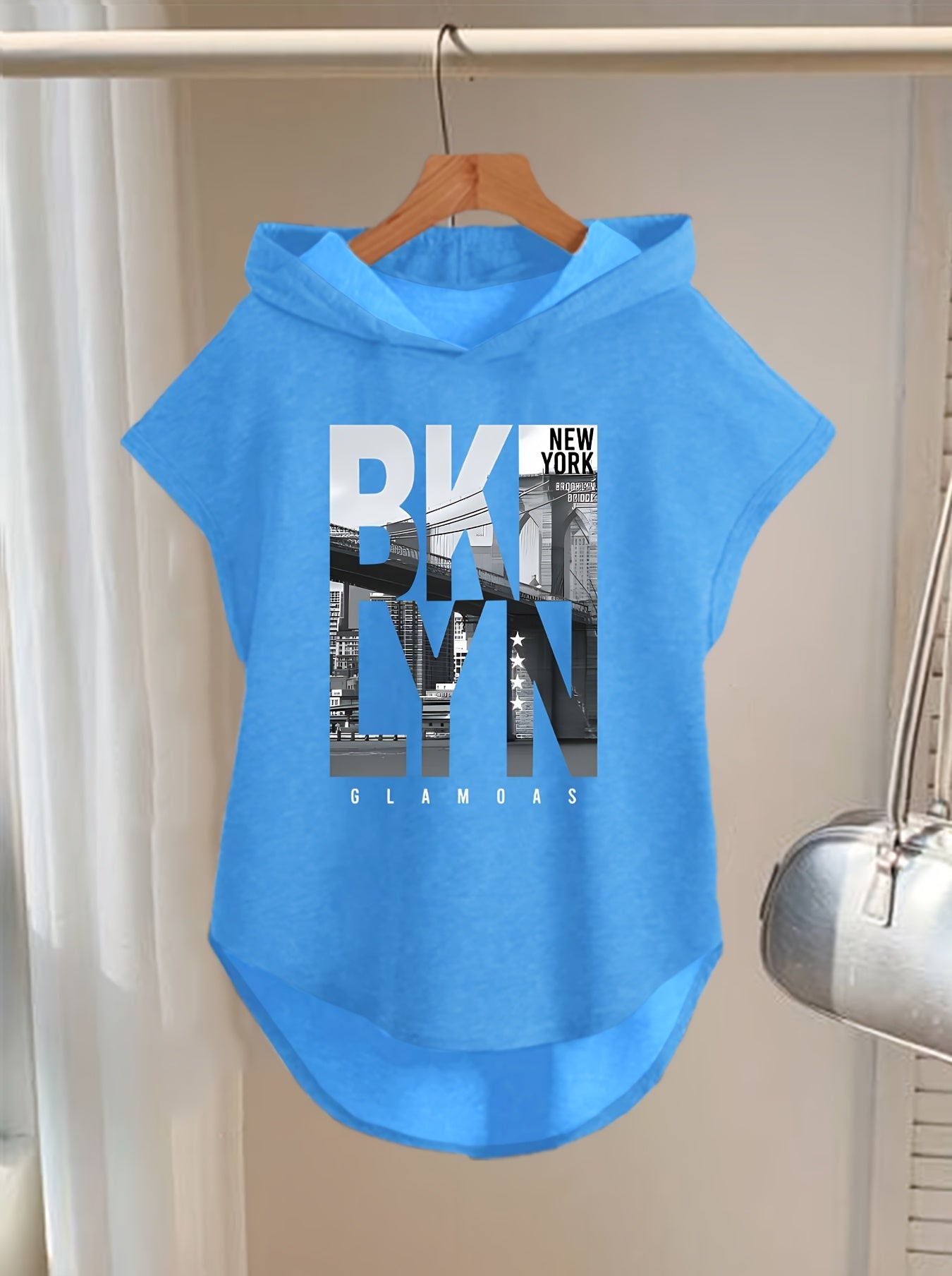 Chaleco Sin Mangas para Mujer con Estampado de Brooklyn Nueva York