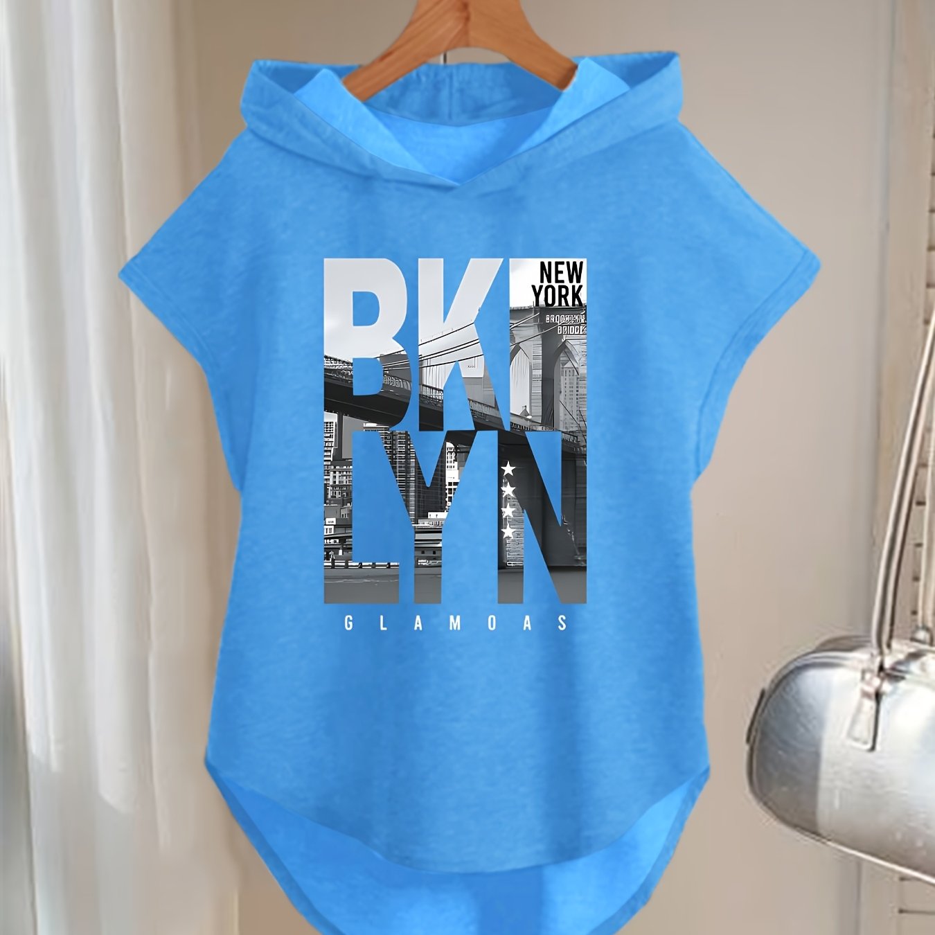 Chaleco Sin Mangas para Mujer con Estampado de Brooklyn Nueva York