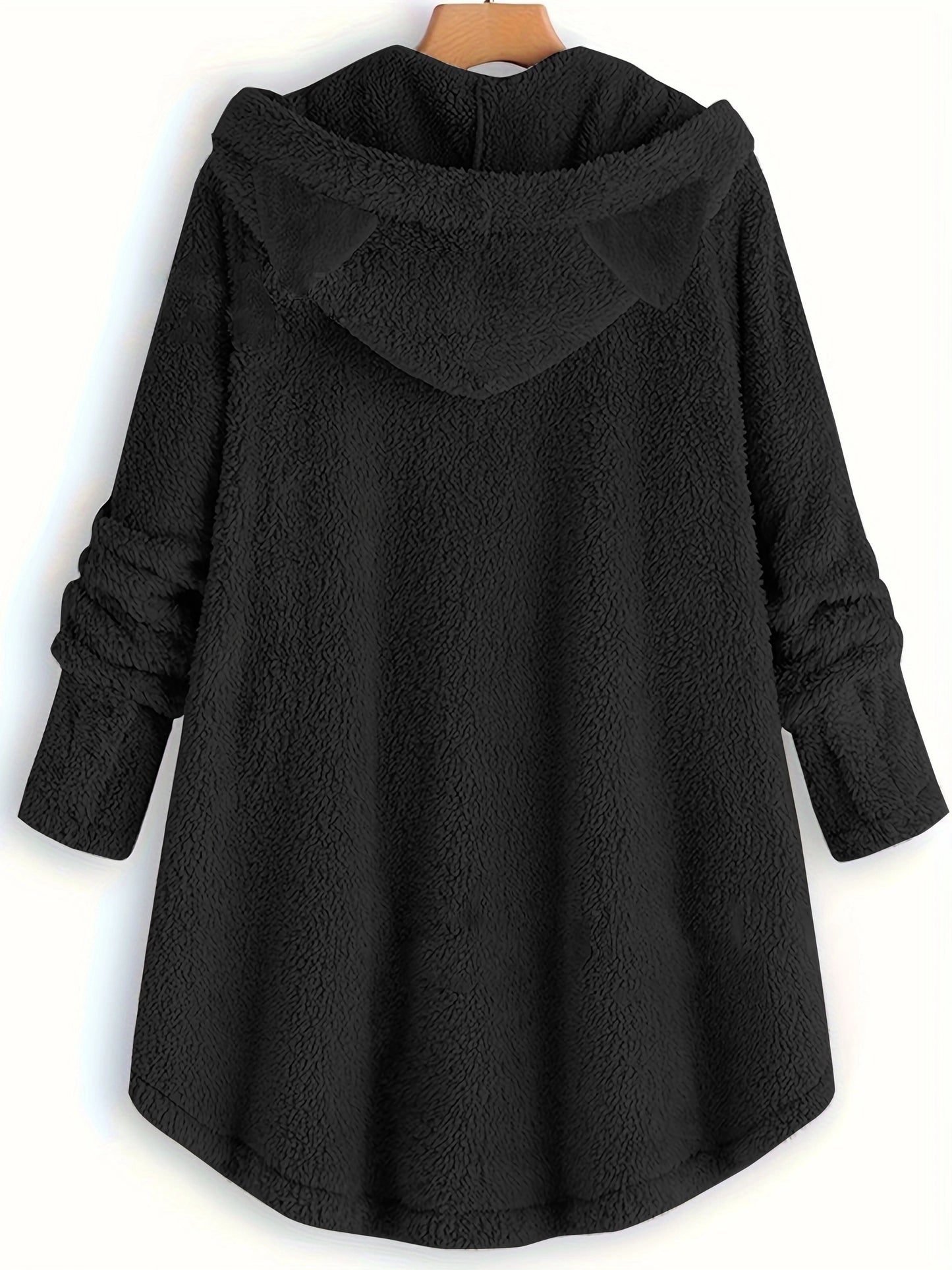 Sudadera con capucha con estampado de gato