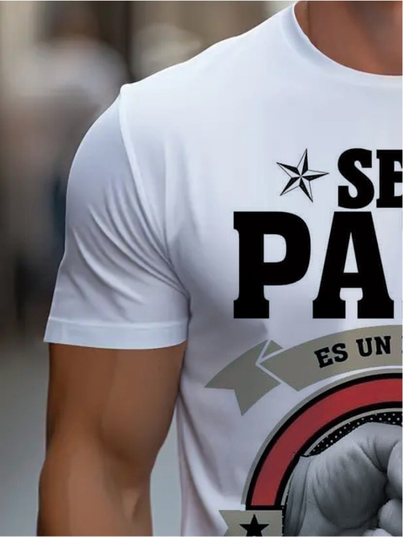 Camiseta Casual para Hombre - "Ser Papá es un Honor, Ser Abuelo No Tiene Precio"