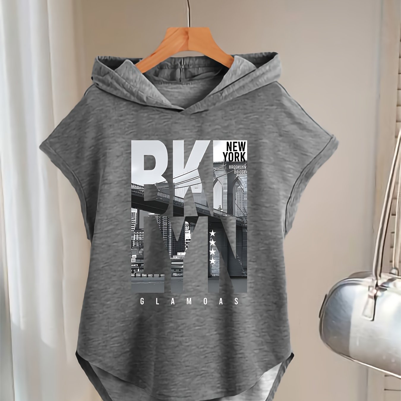 Chaleco Sin Mangas para Mujer con Estampado de Brooklyn Nueva York