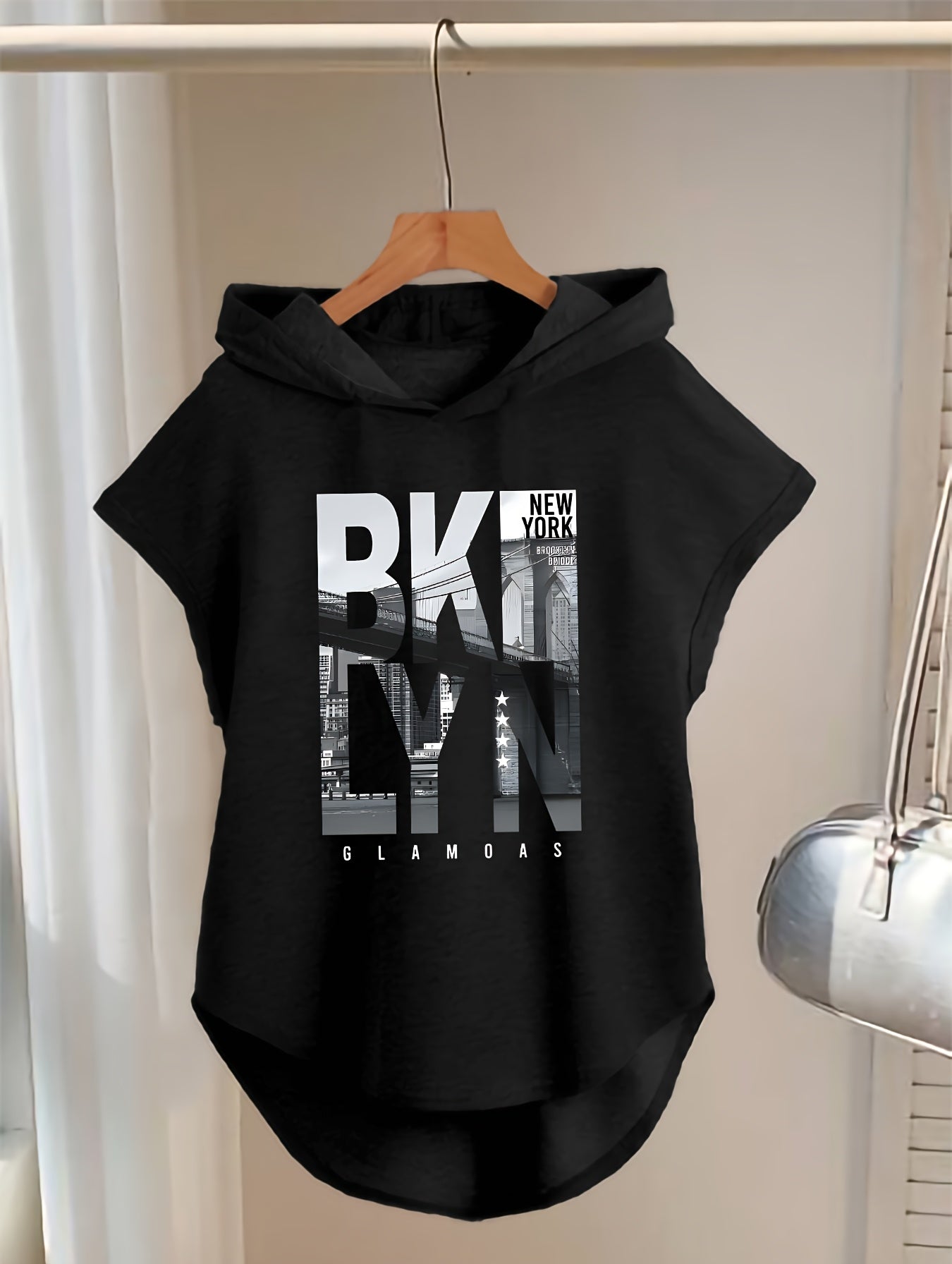 Chaleco Sin Mangas para Mujer con Estampado de Brooklyn Nueva York