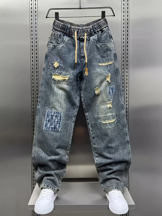 Pantalones vaqueros casuales holgados hombre 
importante: estos pantalones van holgados