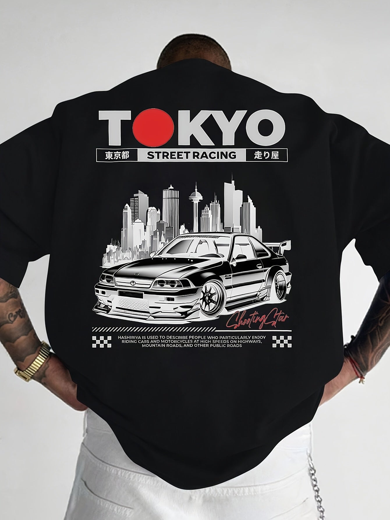 Camiseta Tokio Street Racing hombre 
Importante: esta camiseta va holgada