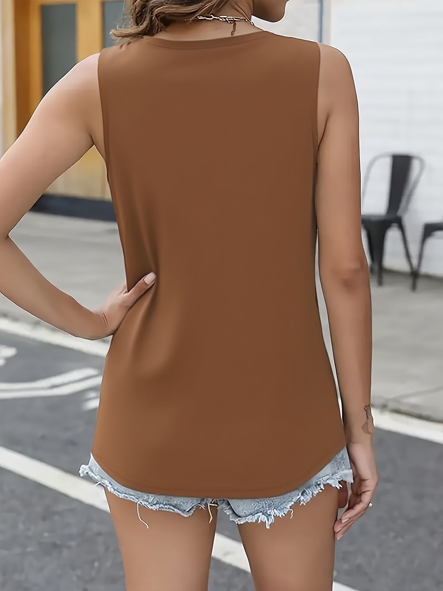 Top de Tirantes Casual para Mujer - "Paciencia 1%"