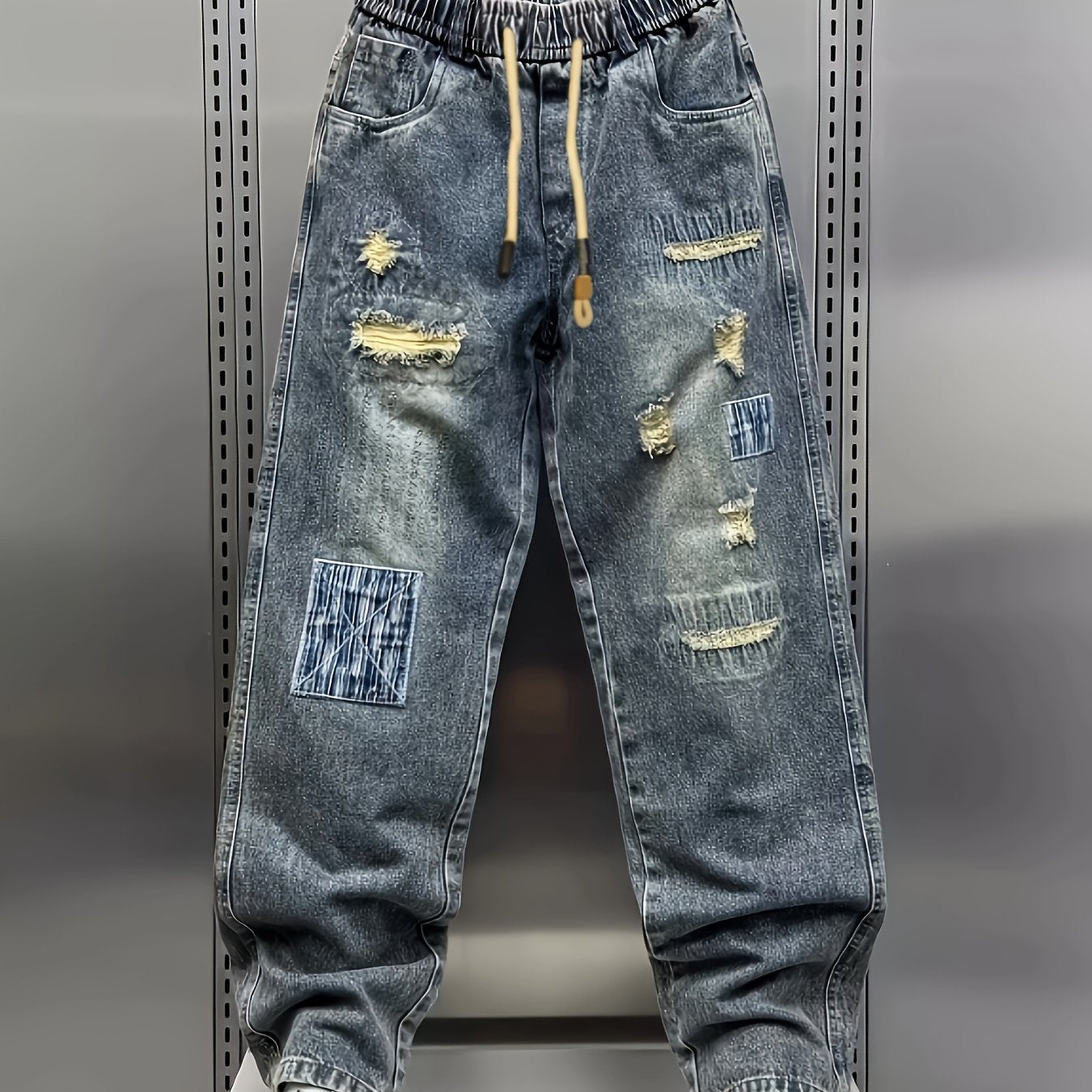 Pantalones vaqueros casuales holgados hombre 
importante: estos pantalones van holgados