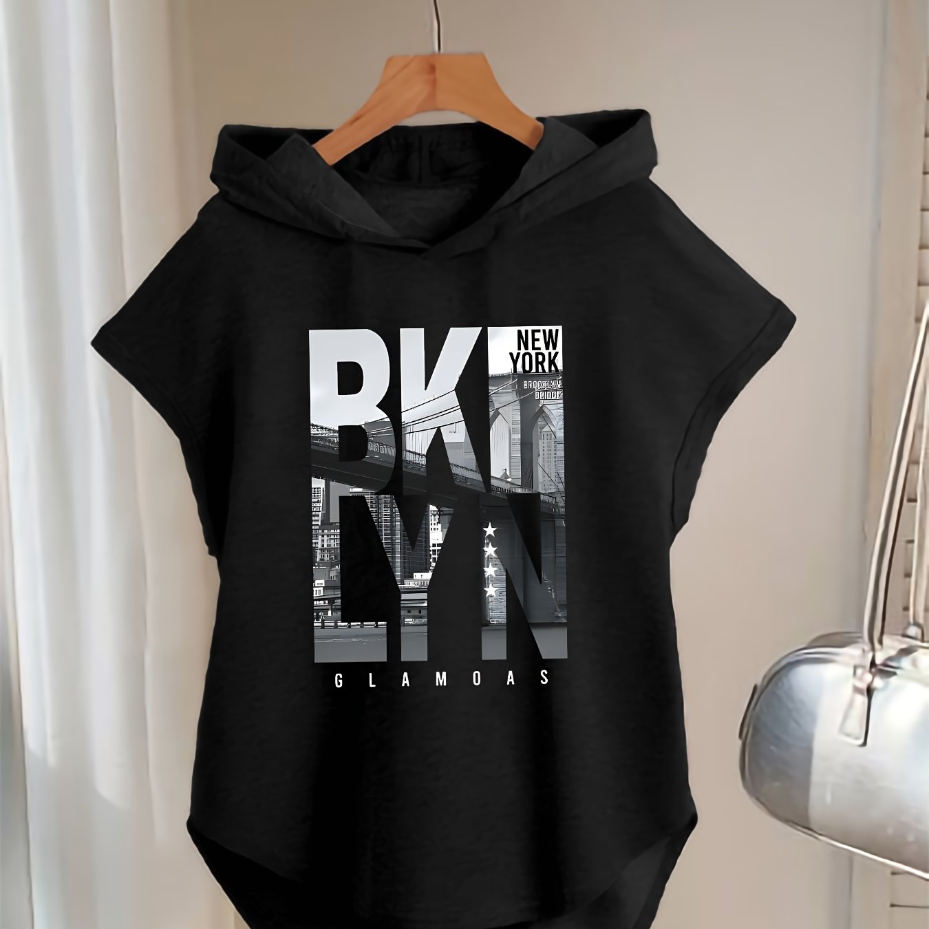 Chaleco Sin Mangas para Mujer con Estampado de Brooklyn Nueva York